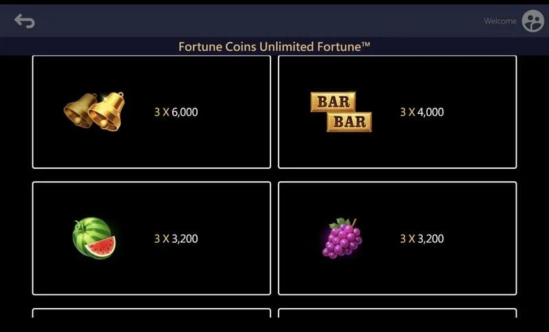 Fortune Coins Unlimited Fortune – rozszerzone pole 3 na 5 ze zbieraniem monet